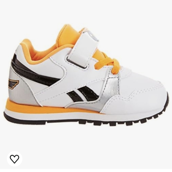 Reebok Disney Planes Unisex Baby First Walkers Shoes, White/Orange, 5.5 - Picture 8 of 17